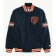 Chicago Bears Midfield Navy Satin Jacket Chicago Bears Midfield Navy Satin Jacket