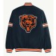 Chicago Bears Midfield Navy Satin Jacket Chicago Bears Midfield Navy Satin Jacket