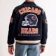 Chicago Bears Navy Varsity Bomber Wool Jacket Chicago Bears Navy Varsity Bomber Wool Jacket