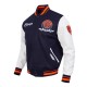 Chicago Bears Team Badge Classic Rib Varsity Jacket Chicago Bears Team Badge Classic Rib Varsity Jacket