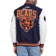 Chicago Bears Team Badge Classic Rib Varsity Jacket Chicago Bears Team Badge Classic Rib Varsity Jacket