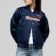 Chicago Bears Throwback Graphics Navy Satin Jacket Chicago Bears Throwback Graphics Navy Satin Jacket