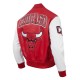 Chicago Bulls City Signature Men's Leather Varsity Jacket