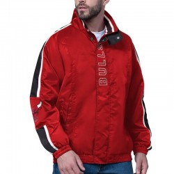 Chicago Bulls Freestyle Red Lightweight Full-Zip Jacket