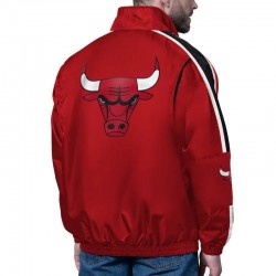 Chicago Bulls Freestyle Red Lightweight Full-Zip Jacket