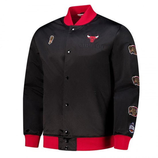 Chicago Bulls OG 3.0 Lightweight Black Satin Jacket Chicago Bulls OG 3.0 Lightweight Black Satin Jacket