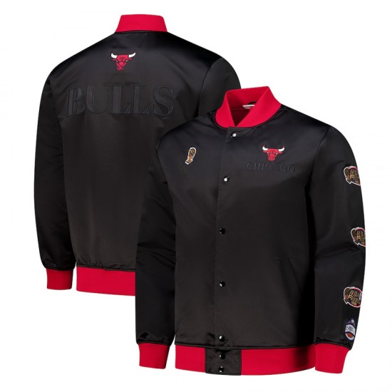 Chicago Bulls OG 3.0 Lightweight Black Satin Jacket Chicago Bulls OG 3.0 Lightweight Black Satin Jacket