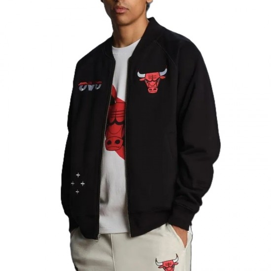 Chicago Bulls Black Fleece Jacket – Owl Edition