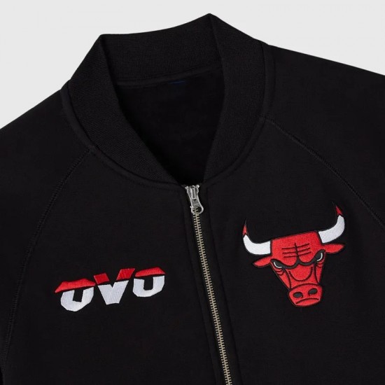 Chicago Bulls Black Fleece Jacket – Owl Edition