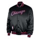 Chicago Bulls Remix Courtside Black Bomber Jacket Chicago Bulls Remix Courtside Black Bomber Jacket