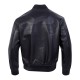 Chicago Bulls Washed Vanguard Men's Leather Varsity Jacket