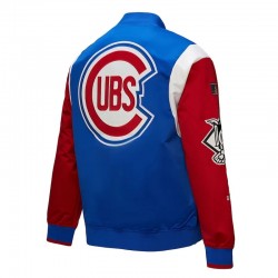Chicago Cubs Cooperstown Team Origins Satin Jacket Chicago Cubs Cooperstown Team Origins Satin Jacket