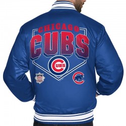 Chicago Cubs Home Plate Printed Graphic Jacket