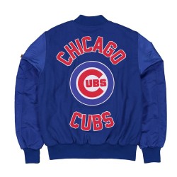 Chicago Cubs MA-1 Historic Varsity Jacket Chicago Cubs MA-1 Historic Varsity Jacket
