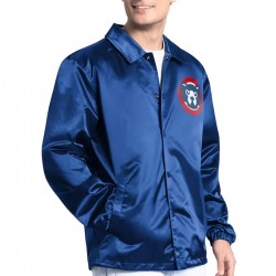Chicago Cubs Point Man Coaches Royal Jacket Chicago Cubs Point Man Coaches Royal Jacket