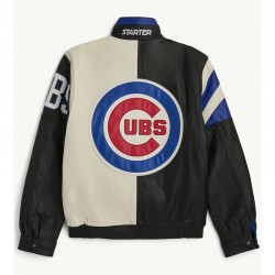 Chicago Cubs Retro Full Zip Leather Jacket Chicago Cubs Retro Full Zip Leather Jacket