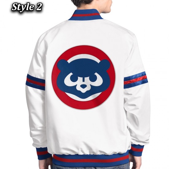 Chicago Cubs Varsity Scout Satin Jacket Chicago Cubs Varsity Scout Satin Jacket