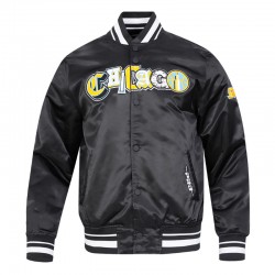 Chicago Sky City Ransom Classic Rib Satin Jacket Chicago Sky City Ransom Classic Rib Satin Jacket
