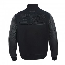 Chicago Sky Triple Black Varsity Jacket