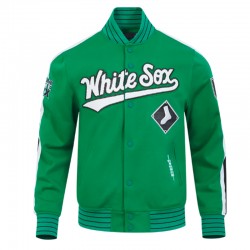 Chicago White Sox Green/Black Game Day Jacket with Current Logo