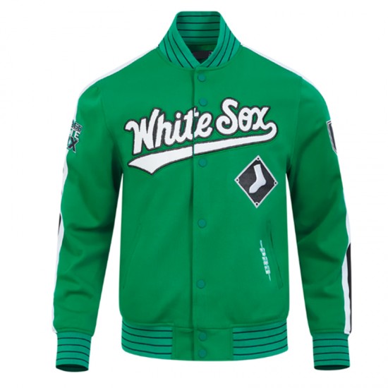 Chicago White Sox Green/Black Game Day Jacket with Current Logo Chicago White Sox Green/Black Game Day Jacket with Current Logo