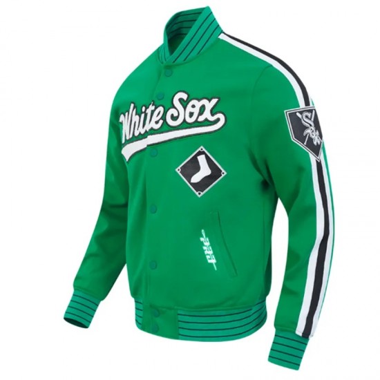 Chicago White Sox Green/Black Game Day Jacket with Current Logo Chicago White Sox Green/Black Game Day Jacket with Current Logo
