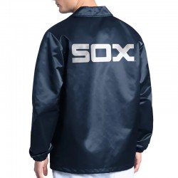 Chicago White Sox Point Man Coaches Navy Jacket Chicago White Sox Point Man Coaches Navy Jacket