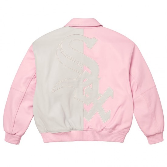 Chicago White Sox Varsity Full-Zip Leather Jacket Chicago White Sox Varsity Full-Zip Leather Jacket