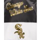 Chicago White Sox Ty Mopkins Black and White Satin Jacket