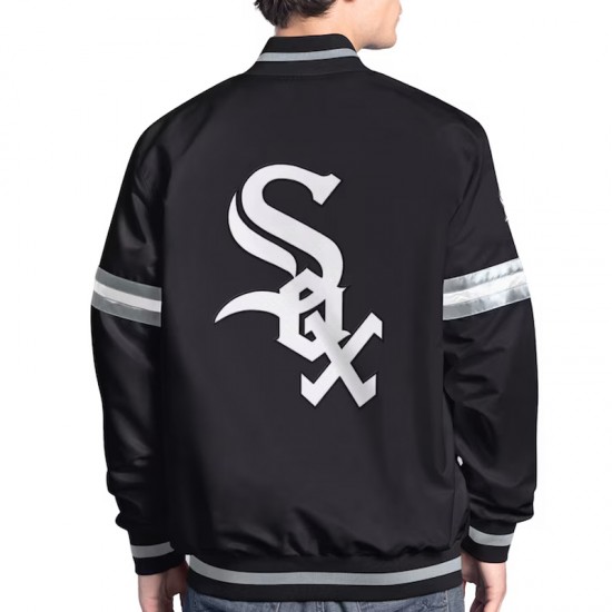 Chicago White Sox Varsity Scout Satin Jacket Chicago White Sox Varsity Scout Satin Jacket