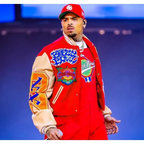 Chris Brown Breezy Bowl 20th Anniversary Varsity Jacket 2025 – Letterman Bomber Chris Brown Breezy Bowl 20th Anniversary Varsity Jacket 2025 – Letterman Style