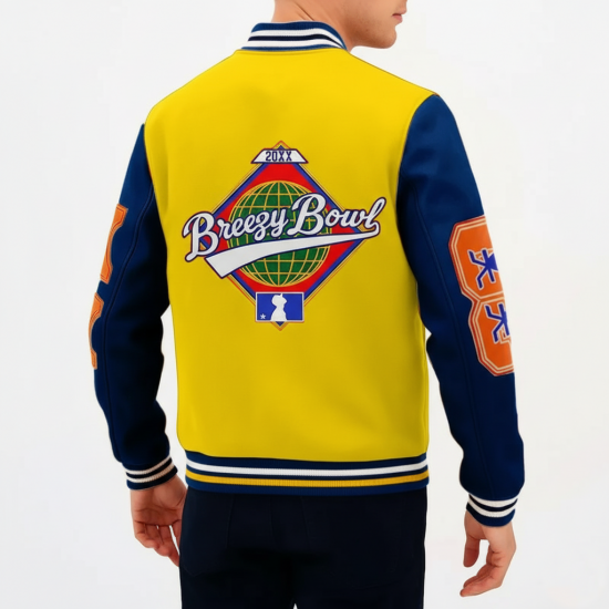 Chris Brown Breezy Bowl 20th Anniversary Varsity Jacket 2025 – Letterman Style