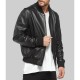 Chris Hemsworth Crime 101Leather Bomber Jacket