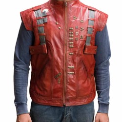 Chris Pratt Guardians of The Galaxy Genuine Leather Vest