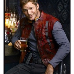 Chris Pratt Guardians of The Galaxy Genuine Leather Vest