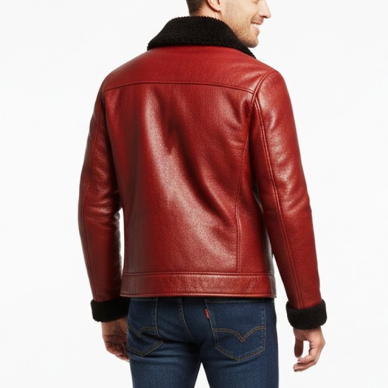 Christmas Burgundy Leather Jacket Christmas Burgundy Leather Jacket