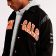 Cincinnati Bengals Black Varsity Bomber Wool Jacket