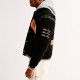 Cincinnati Bengals Black Varsity Bomber Wool Jacket