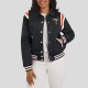 Cincinnati Bengals Lightweight Black Varsity Satin Jacket