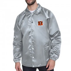 Cincinnati Bengals Retro Logo Coaches Jacket Cincinnati Bengals Retro Logo Coaches Jacket