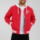Cincinnati Reds Red Cotton Hooded Jacket Cincinnati Reds Red Cotton Hooded Jacket