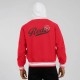 Cincinnati Reds Red Cotton Hooded Jacket Cincinnati Reds Red Cotton Hooded Jacket