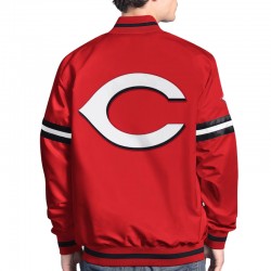 Cincinnati Reds Varsity Scout Satin Jacket