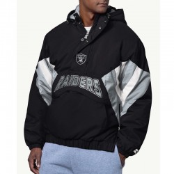 Classic Breakaway Las Vegas Raiders Pullover Hooded Jacket