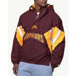Classic Breakaway Minnesota Golden Gophers Pullover Hooded Jacket