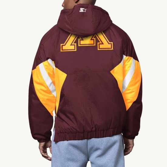 Classic Breakaway Minnesota Golden Gophers Pullover Hooded Jacket Classic Breakaway Minnesota Golden Gophers Pullover Hooded Jacket