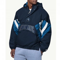Classic Breakaway Minnesota Timberwolves Pullover Hooded Jacket