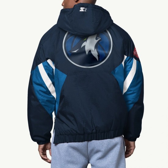 Classic Breakaway Minnesota Timberwolves Pullover Hooded Jacket Classic Breakaway Minnesota Timberwolves Pullover Hooded Jacket