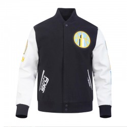 Classic Chenille Chicago Sky Varsity Jacket