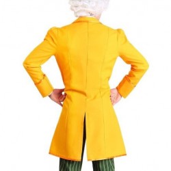 Classic Mad Hatter Costume Yellow Coat